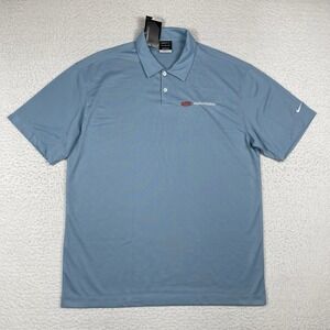 Nike Polo Shirt Mens XL Blue Golf Marine Boating Painting Contractor‎ Workwear